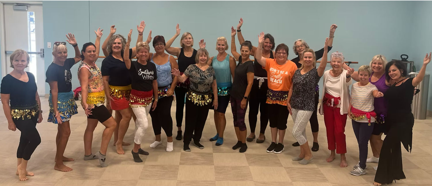 Bellydance classes with Brenda from South Carolina, USA